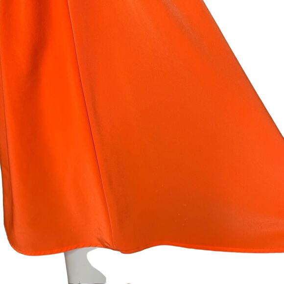 H&M Dress Sleeveless V-Neck Zipper in Front Orange Size 8 - Picture 14 of 14